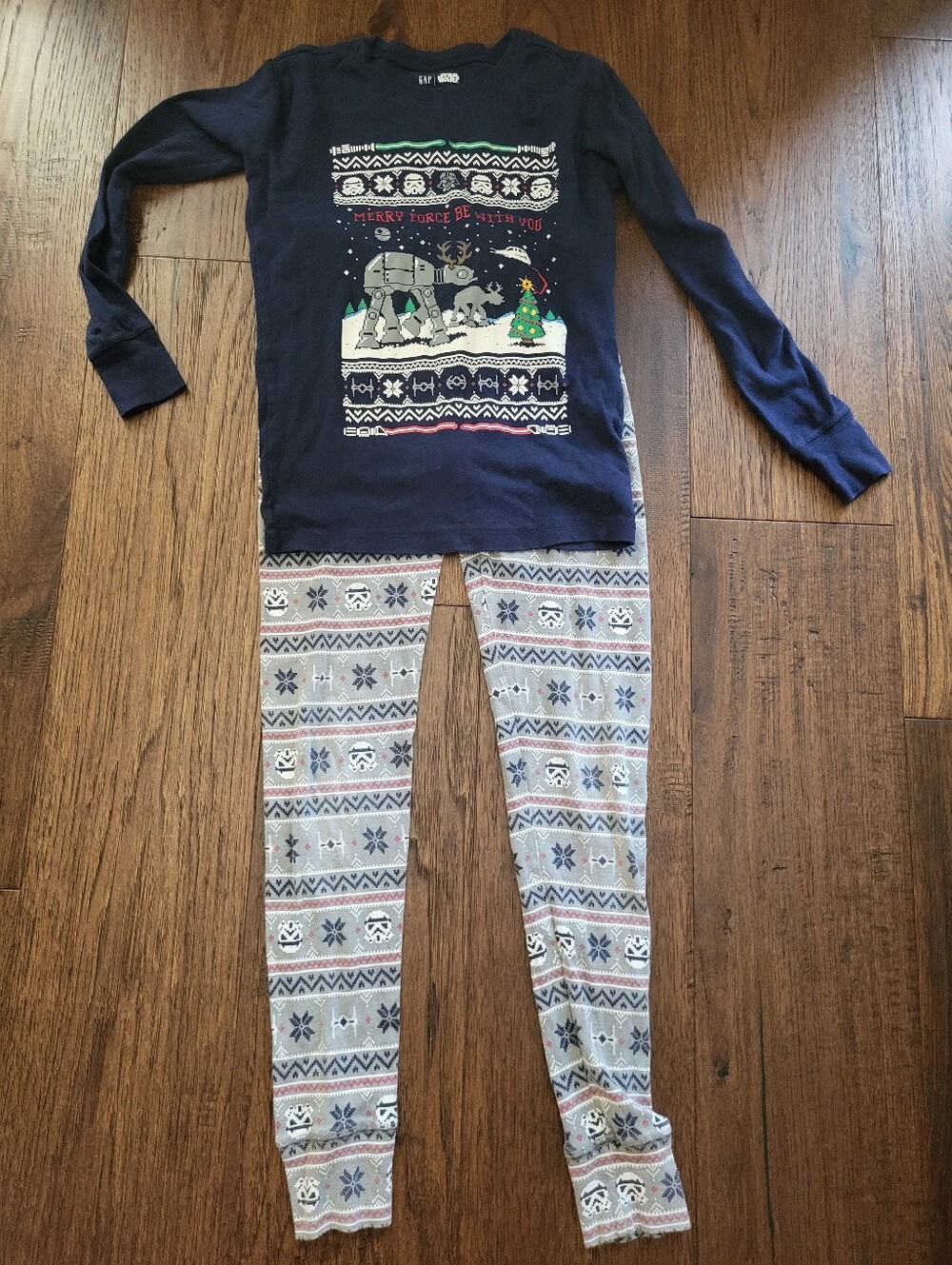 Boys Star Wars Pajamas By GAP EUC Size 14
